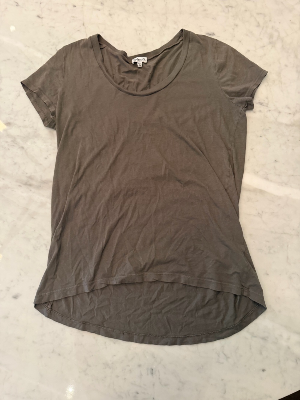 Splendid Olive Short Sleeve Crew Tee